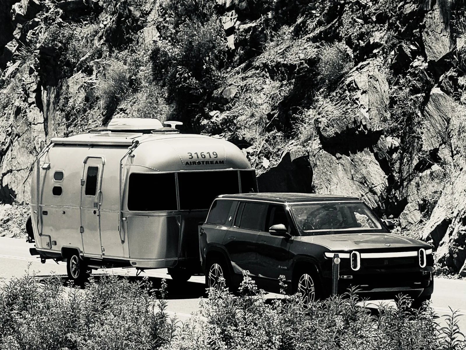 Wattreach, 20′ Airstream Caravel at Priest, CA, May 2025