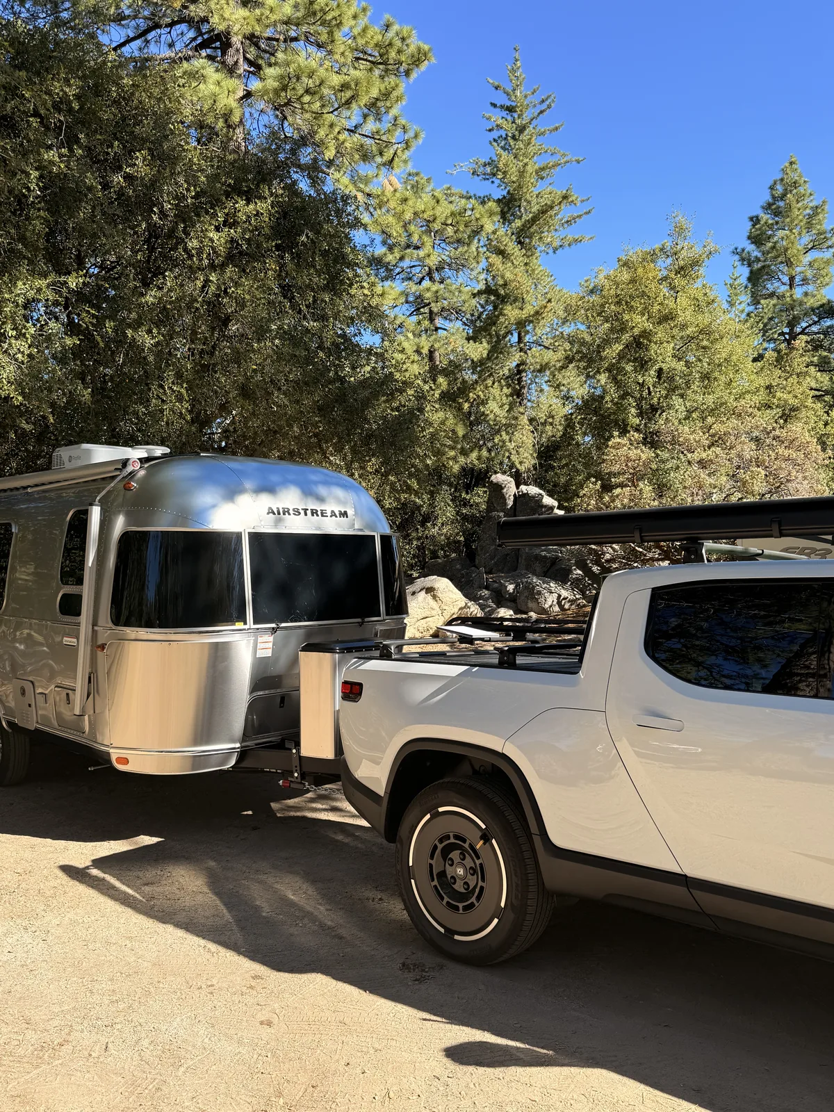 Wattreach, 23′ Airstream International at Pine Cove, CA, July 2025