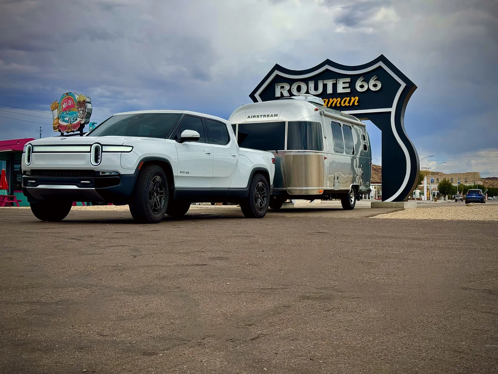 Wattreach, 20′ Airstream Caravel at Kingman, AZ, August 2024