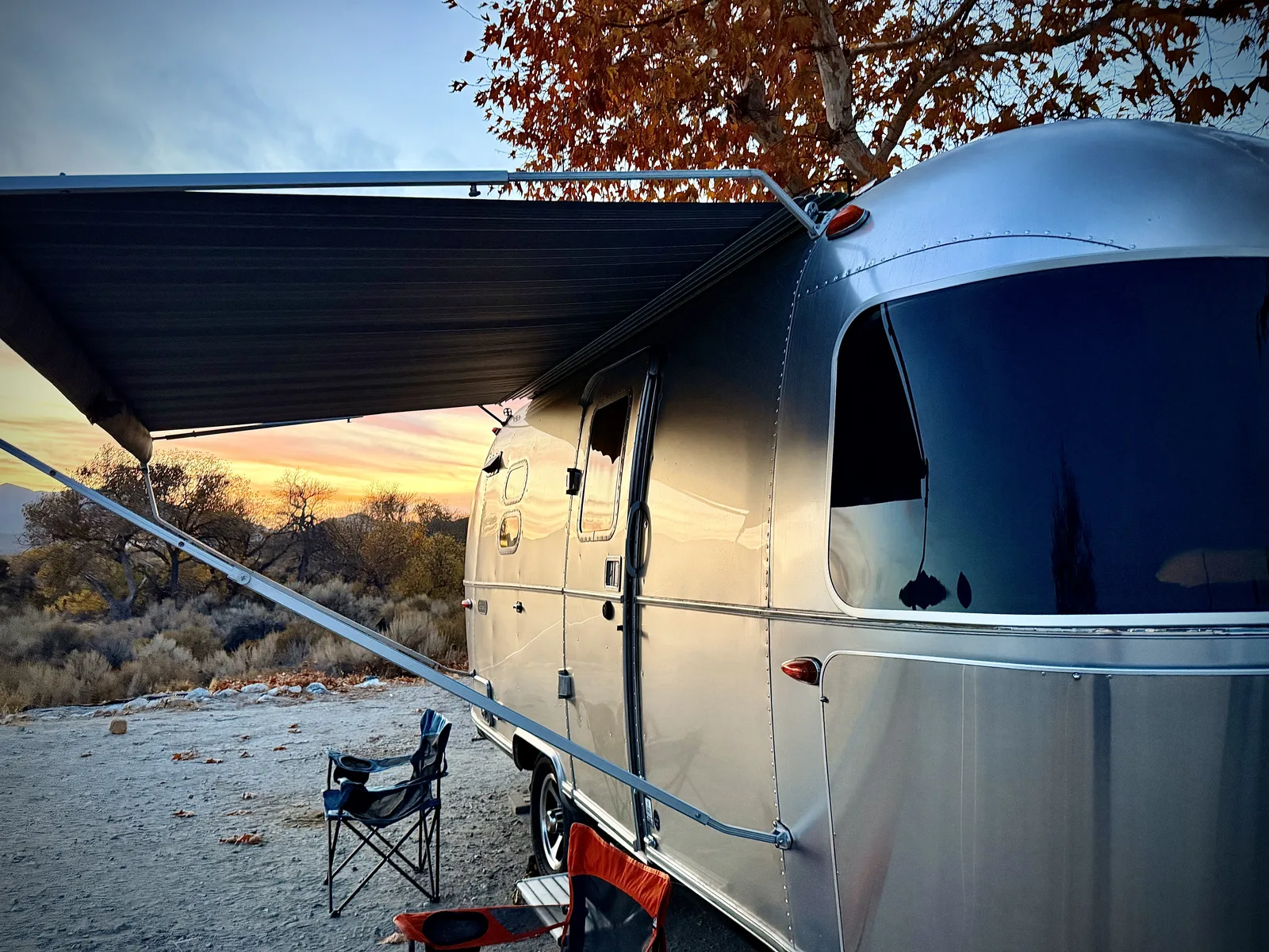Wattreach, 20′ Airstream Caravel at Ravenna, CA, December 2024