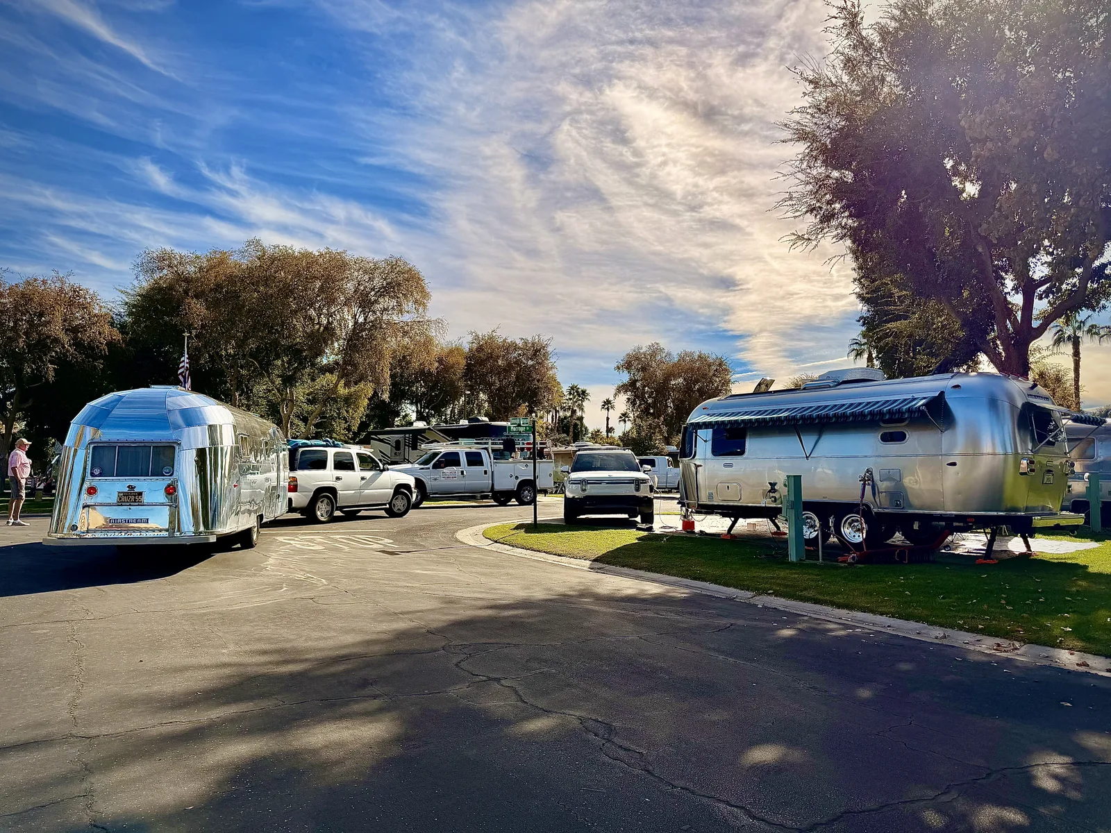 Wattreach, 23′ Airstream International at Palm Desert, CA, December 2025