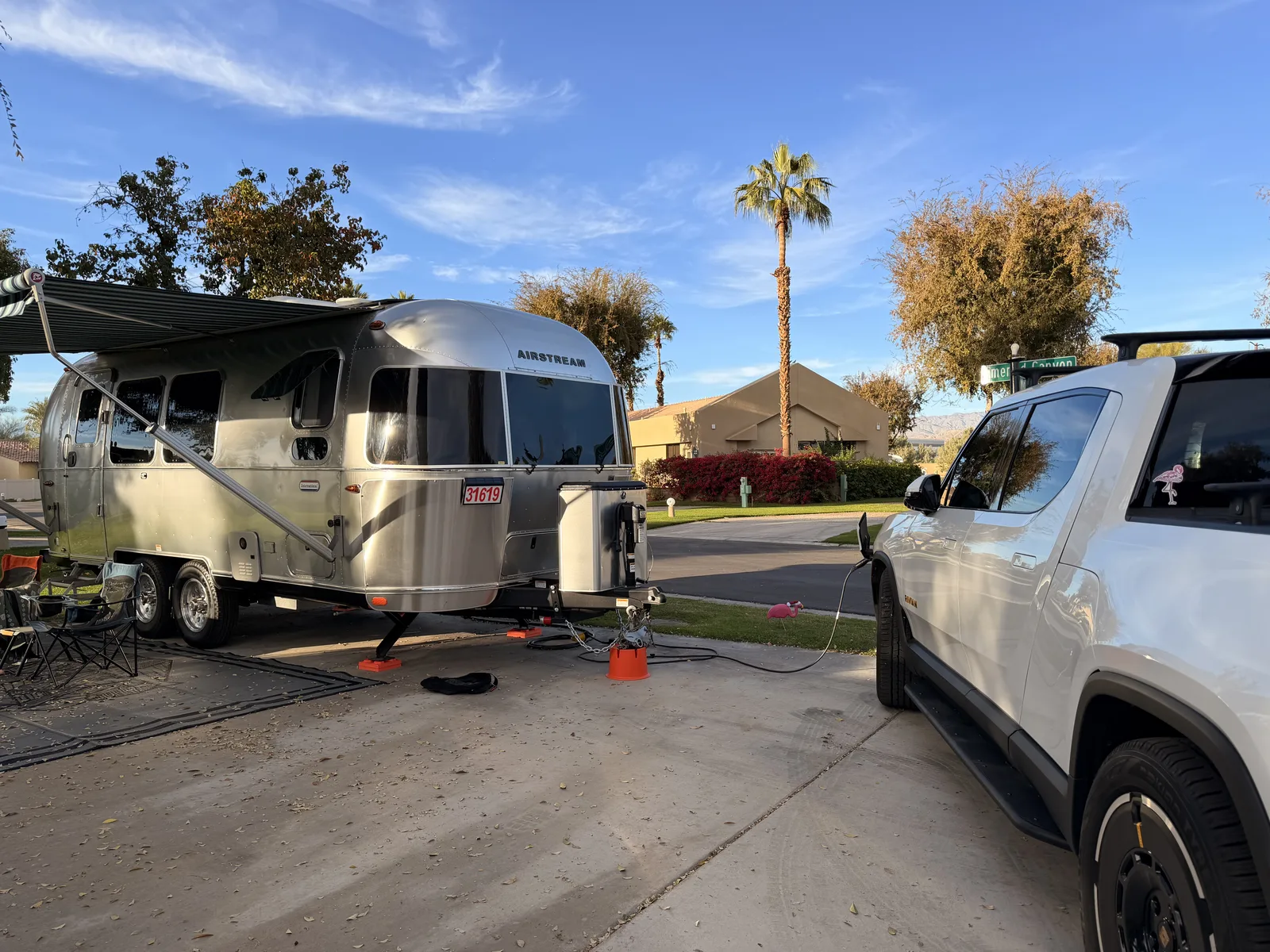 Wattreach, 23′ Airstream International at Palm Desert, CA, December 2025