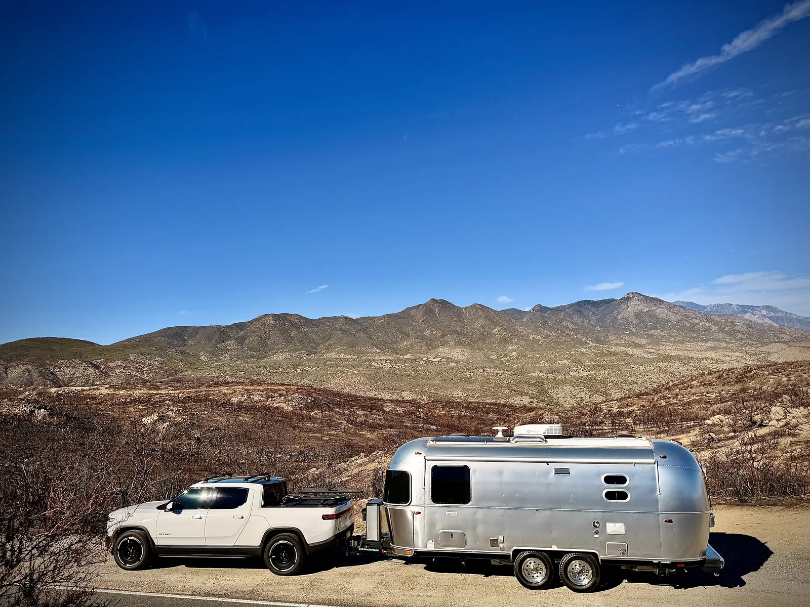 Wattreach, 23′ Airstream International at Ribbonwood, CA, December 2025