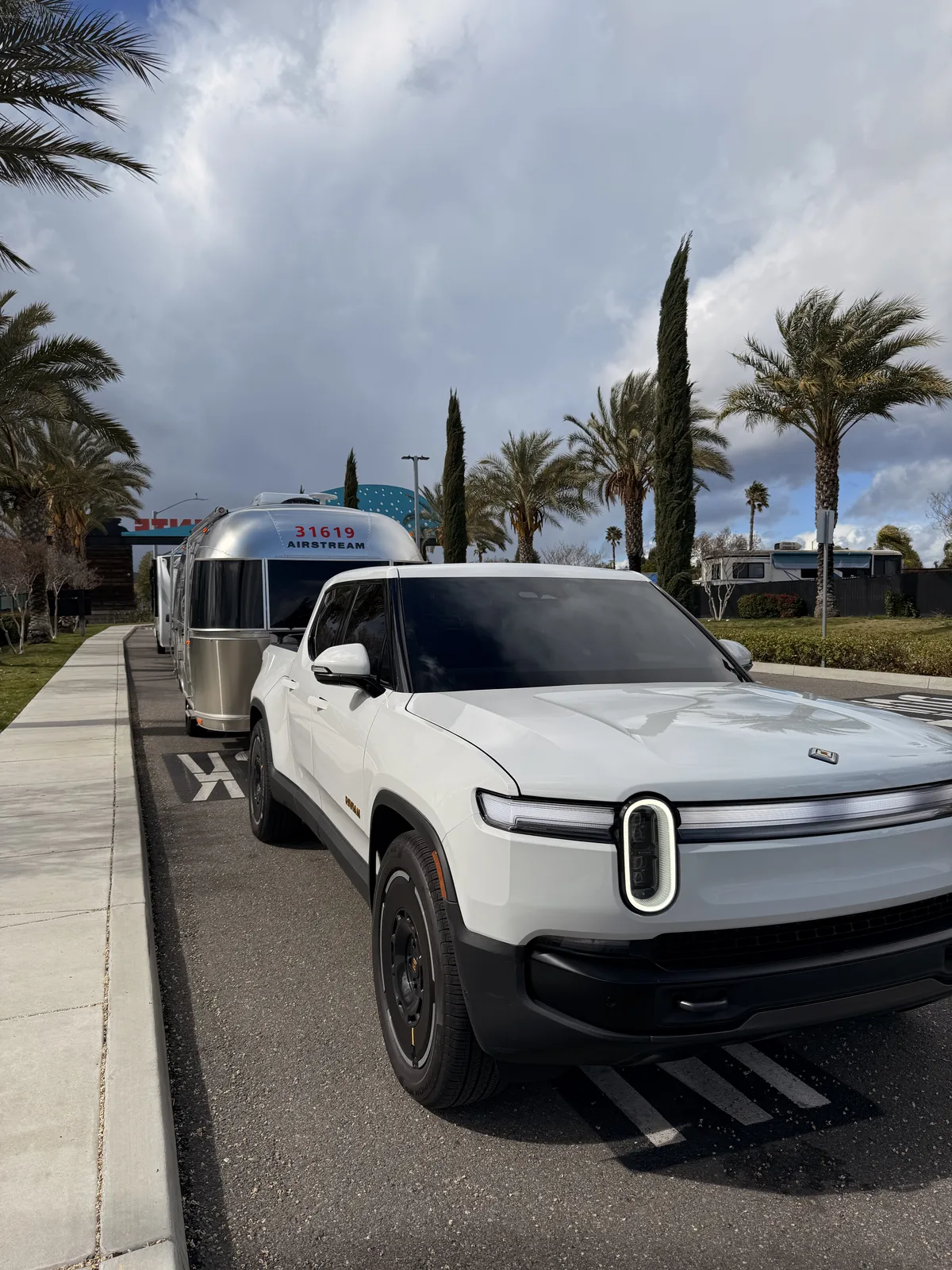 Wattreach, 20′ Airstream Caravel at Lake Elsinore, CA, March 2025