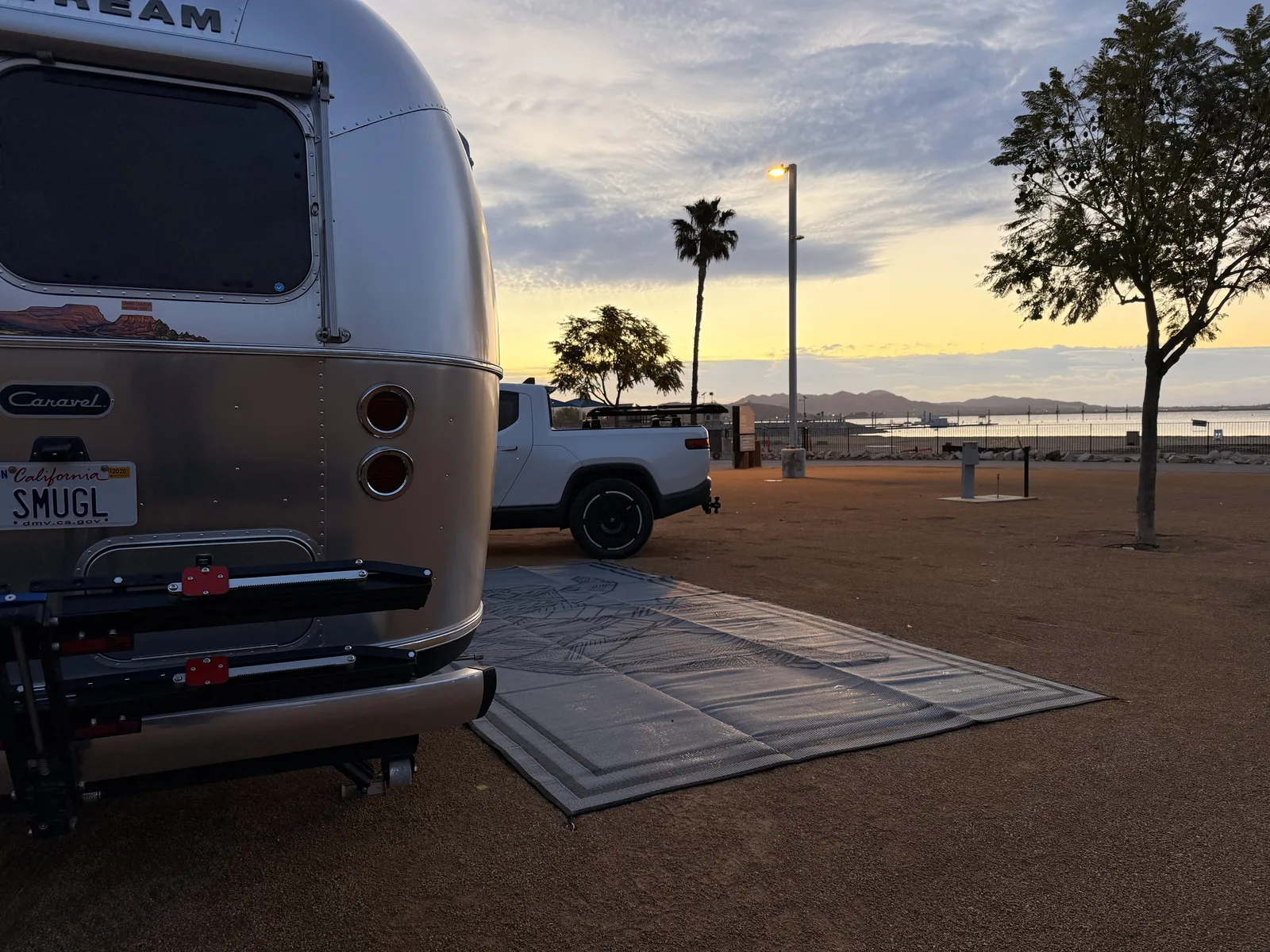 Wattreach, 20′ Airstream Caravel at Lake Elsinore, CA, March 2025