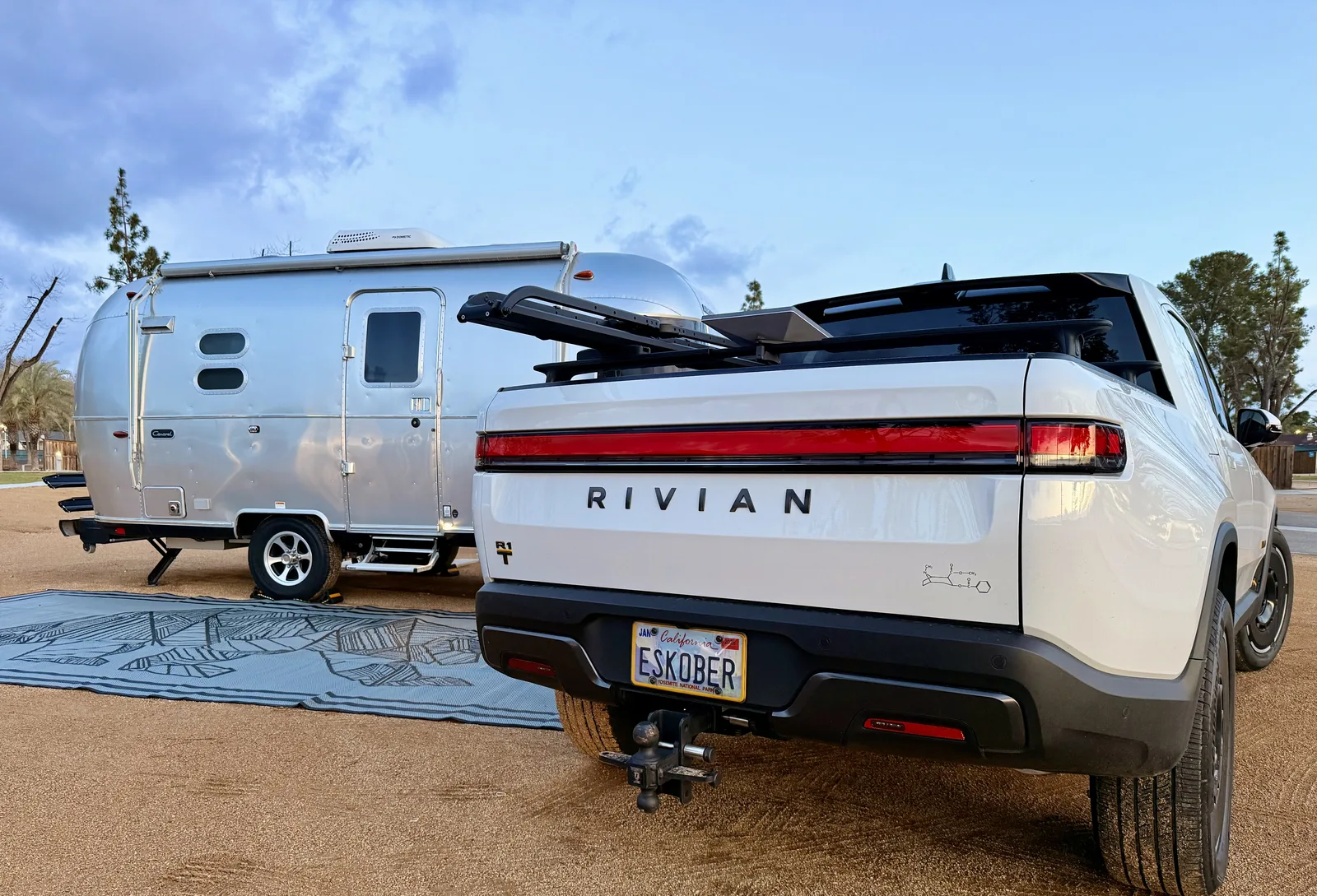 Wattreach, 20′ Airstream Caravel at Lake Elsinore, CA, March 2025