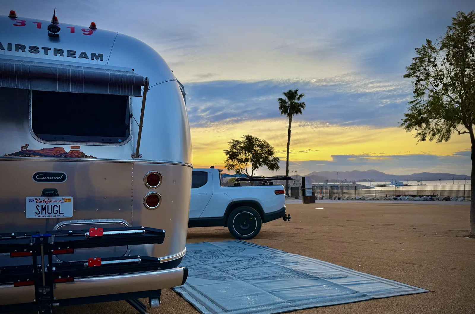 Wattreach, 20′ Airstream Caravel at Lake Elsinore, CA, March 2025