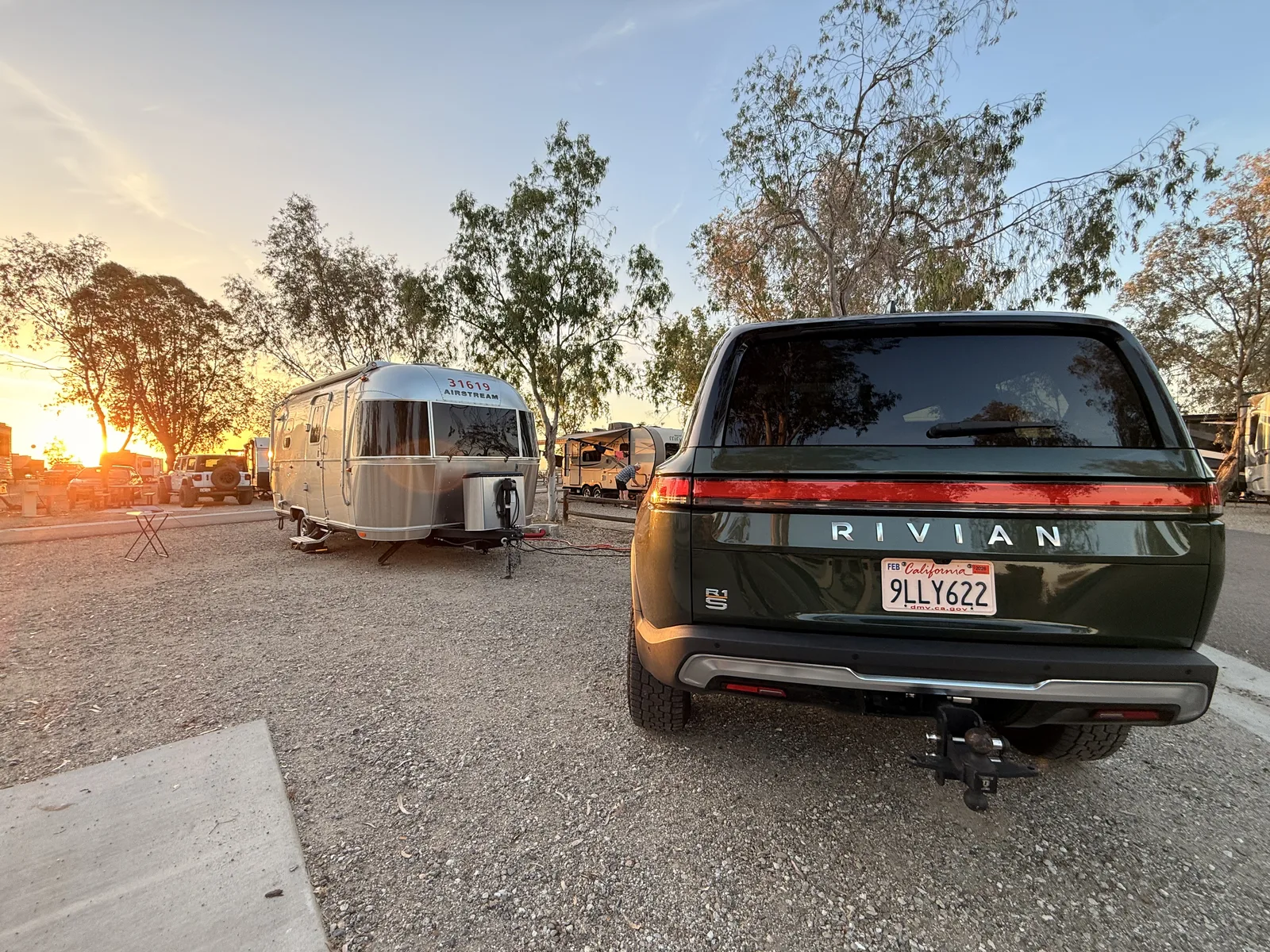 Wattreach, 20′ Airstream Caravel at Lost Hills, CA, May 2025